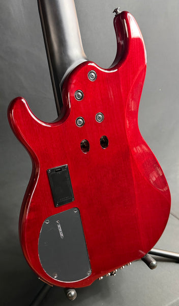Yamaha BB735A Broad Bass 5-String Bass Guitar Fired Red Finish w/ Gig Bag (361)