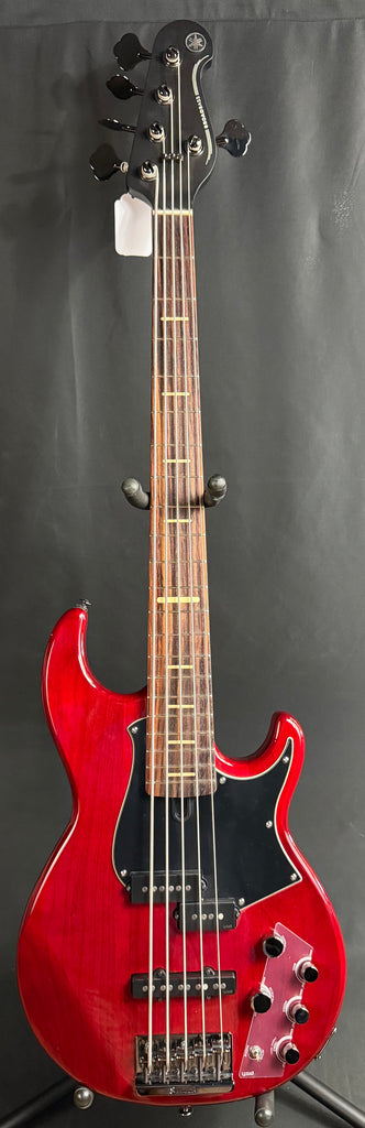 Yamaha BB735A Broad Bass 5-String Bass Guitar Fired Red Finish w/ Gig Bag (114)