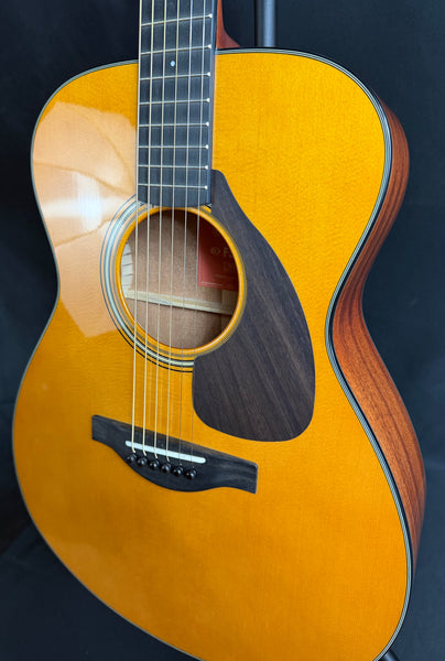 Yamaha FS5 GL Red Label Folk Acoustic Guitar Gloss Vintage Natural w/ OHSC (04A)
