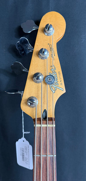 Fender American JP-90 4-String Bass Guitar Gloss Black Finish