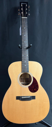 Eastman E1OM Orchestra Acoustic Guitar Natural Satin Finish w/ Gig Bag