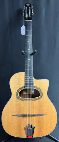 Eastman DM3 Grande Bouche Gypsy Jazz Acoustic Guitar Natural Satin w/ Gig Bag