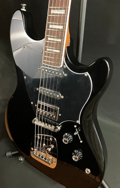 Guild Surfliner Deluxe Electric Guitar Black Metallic Finish