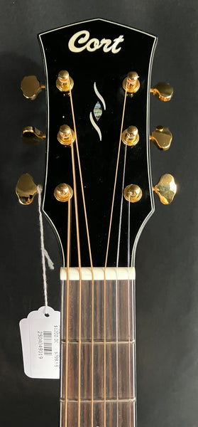 Cort Gold-OC6 Bocote Concert Cutaway Acoustic-Electric Guitar Gloss Natural w/ Gig Bag