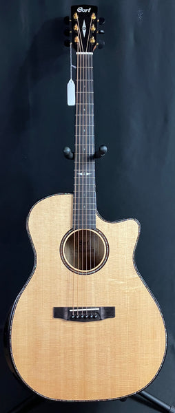 Cort GA-MY Grand Regal Bevel Myrtlewood Acoustic-Electric Guitar Gloss Natural