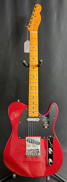 Fender American Ultra II Telecaster Electric Guitar Sinister Red w/ OHSC