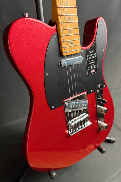 Fender American Ultra II Telecaster Electric Guitar Sinister Red w/ OHSC
