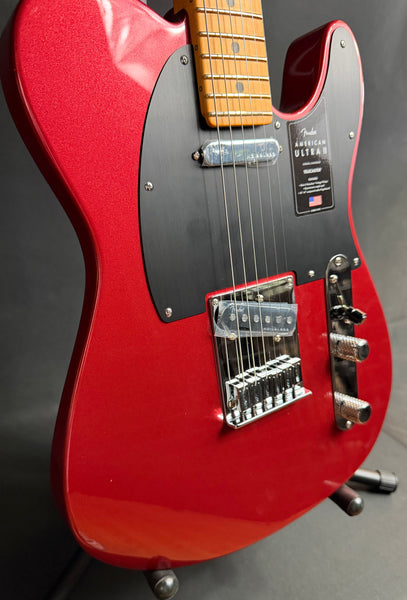 Fender American Ultra II Telecaster Electric Guitar Sinister Red w/ OHSC