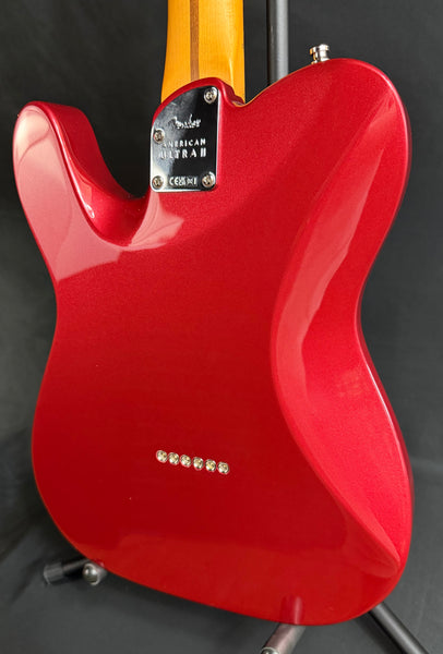 Fender American Ultra II Telecaster Electric Guitar Sinister Red w/ OHSC
