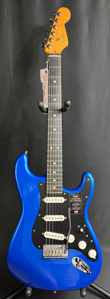Fender American Ultra II Stratocaster Electric Guitar Noble Blue Finish w/ OHSC