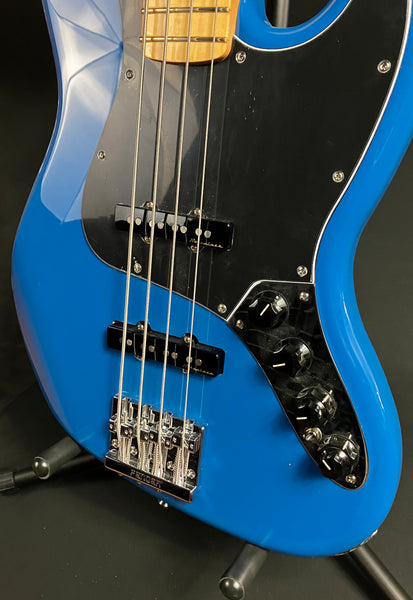 Fender Player II Modified Active Jazz Bass 4-String Bass Guitar Electric Blue w/ Gig Bag