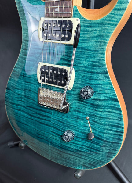 PRS SE Custom 24 Electric Guitar Slate Blue Finish w/ Gig Bag