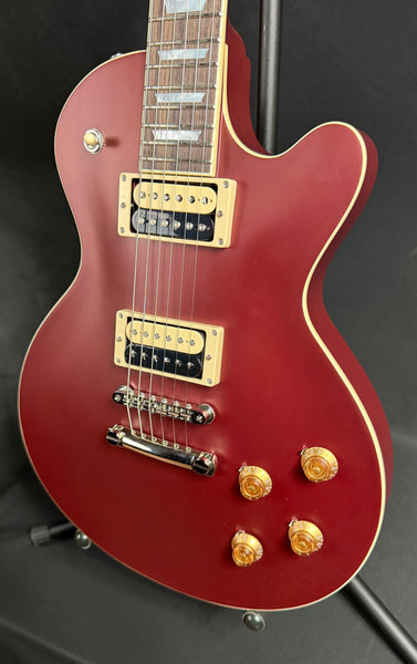 Eastman SB59/S-BR Solidbody Electric Guitar Vintage Satin Burgundy Red w/ Gig Bag