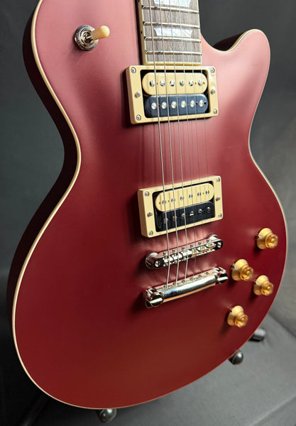 Eastman SB59/S-BR Solidbody Electric Guitar Vintage Satin Burgundy Red w/ Gig Bag