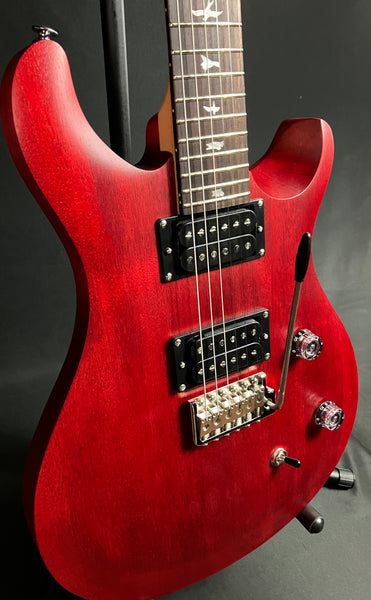 Paul Reed Smith PRS SE CE 24 Standard Satin Electric Guitar Vintage Cherry w/ Gig Bag