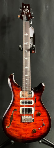 PRS SE Special Semi-Hollow Electric Guitar Orange Tiger Smokeburst w/ Gig Bag