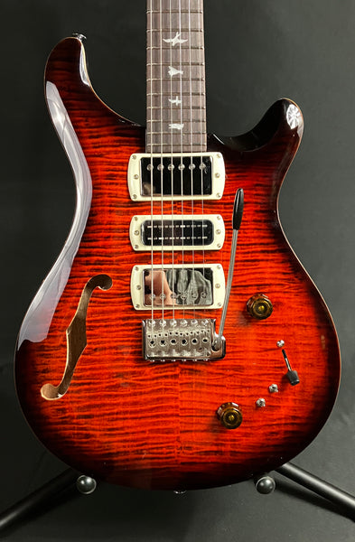 PRS SE Special Semi-Hollow Electric Guitar Orange Tiger Smokeburst w/ Gig Bag