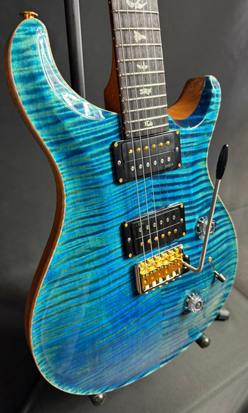 PRS Custom 24 10-Top Electric Guitar Arctic Blue Limited Finish w/ Hardshell Case
