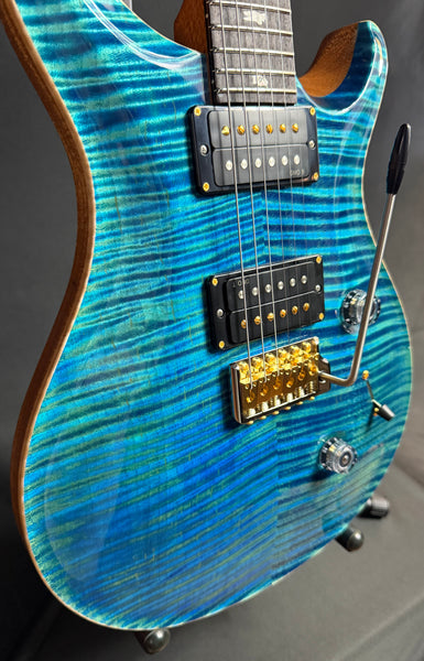PRS Custom 24 10-Top Electric Guitar Arctic Blue Limited Finish w