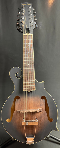 Gold Tone F-12 12-String F-Style Mandolin-Guitar Tobacco Sunburst w/ Pickup + Case
