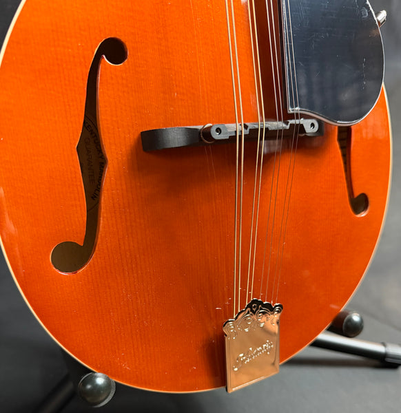 Kentucky KM-252 Artist Deluxe A-Style Mandolin Transparent Amber w/ Gig Bag