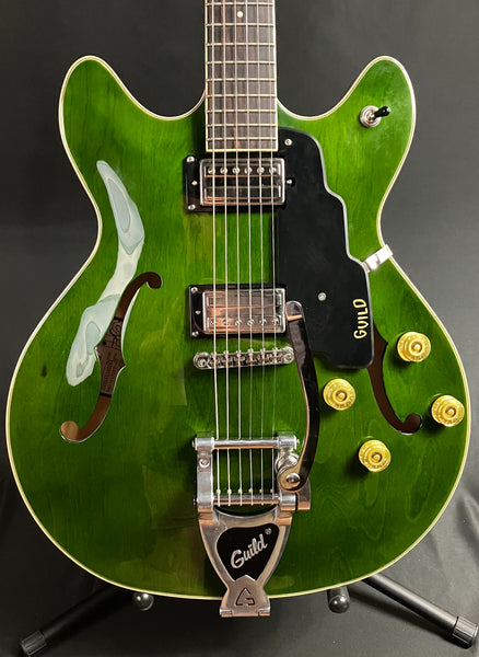 Guild Starfire I DC Semi-Hollow Body Electric Guitar Emerald Green w/ Case