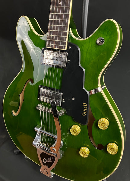 Guild Starfire I DC Semi-Hollow Body Electric Guitar Emerald Green w/ Case
