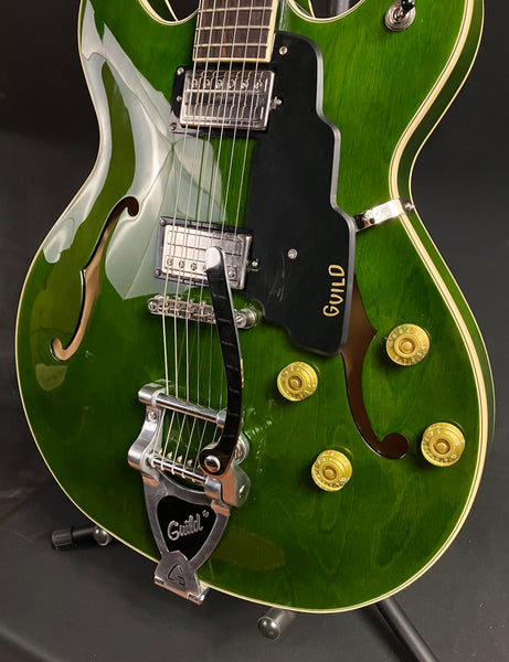 Guild Starfire I DC Semi-Hollow Body Electric Guitar Emerald Green w/ Case