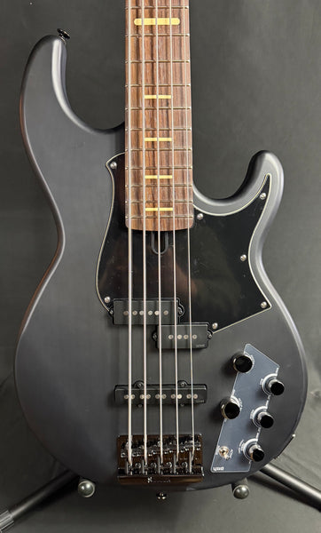 Yamaha BB735A Broad Bass 5-String Bass Guitar Translucent Matte Black w/ Gig Bag (100)
