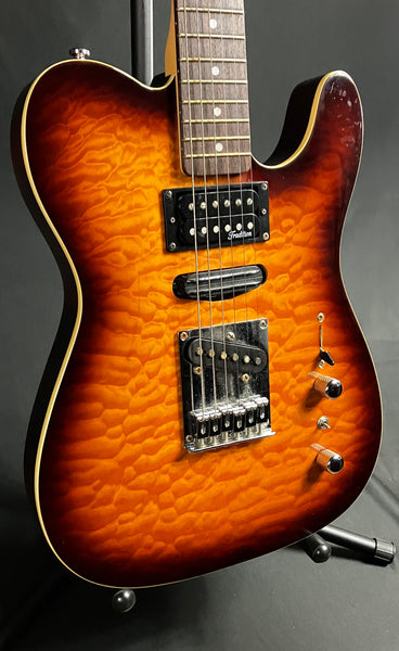 Tradition Jerry Reid Pro Signature Tele-Style Electric Guitar Tobacco Sunburst Finish