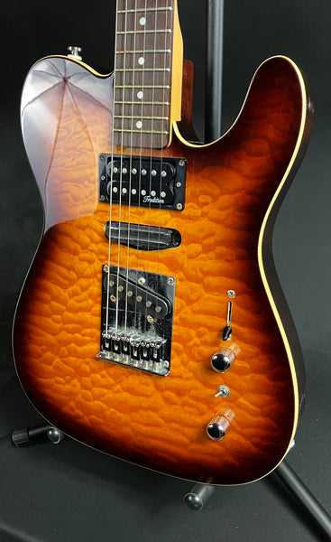 Tradition Jerry Reid Pro Signature Tele-Style Electric Guitar Tobacco Sunburst Finish