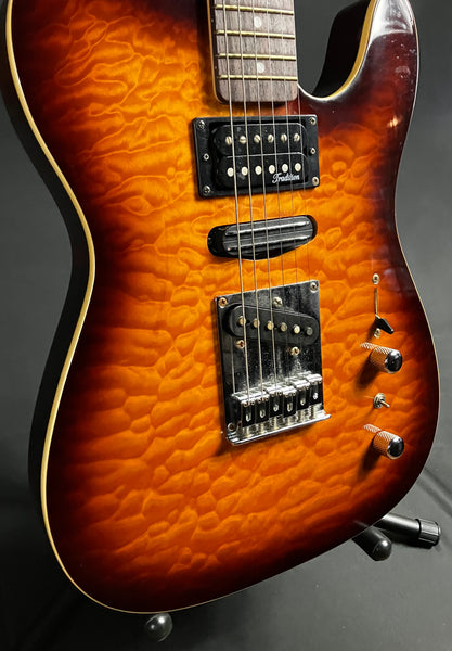 Tradition Jerry Reid Pro Signature Tele-Style Electric Guitar Tobacco Sunburst Finish