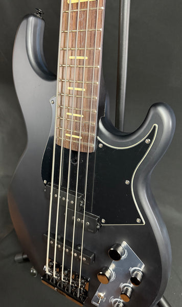 Yamaha BB735A Broad Bass 5-String Bass Guitar Translucent Matte Black w/ Gig Bag (100)