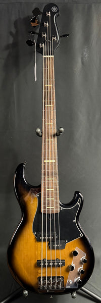 Yamaha BB735A Broad Bass 5-String Bass Guitar Dark Coffee Sunburst w/ Gig Bag (095)