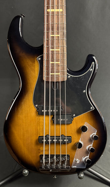 Yamaha BB735A Broad Bass 5-String Bass Guitar Dark Coffee Sunburst w/ Gig Bag (095)