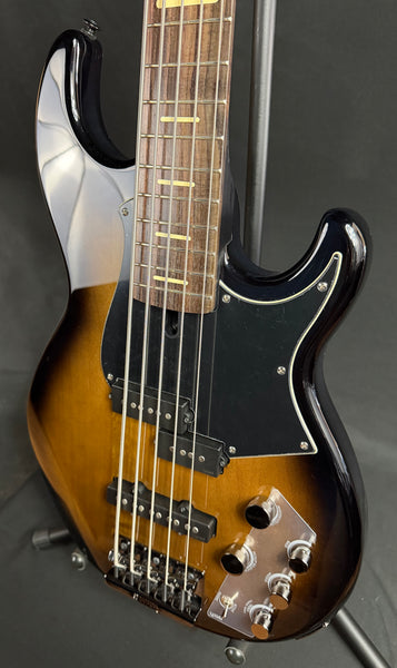 Yamaha BB735A Broad Bass 5-String Bass Guitar Dark Coffee Sunburst w/ Gig Bag (095)