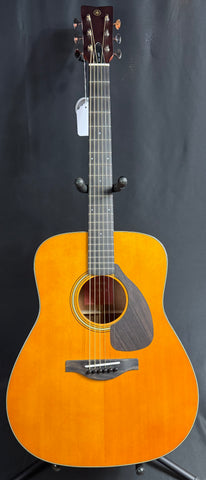 Yamaha FG5 GL Red Label Dreadnought Acoustic Guitar Gloss Vintage Natural w/ OHSC (82A)