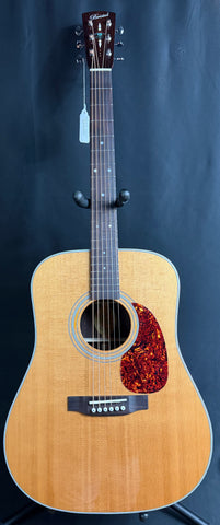 Bristol by Blueridge BL-160 Deluxe Dreadnought Acoustic Guitar Gloss Natural w/ Gig Bag
