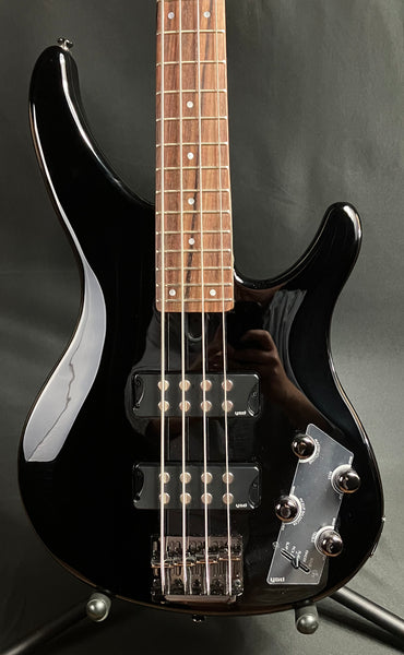 Yamaha TRBX304BL 4-String Electric Bass Guitar Gloss Black Finish