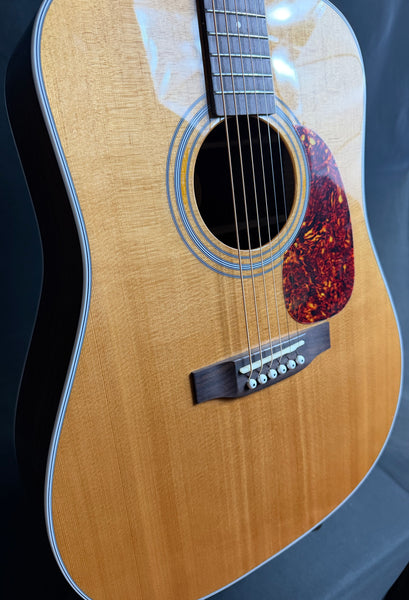 Bristol by Blueridge BL-160 Deluxe Dreadnought Acoustic Guitar Gloss Natural w/ Gig Bag