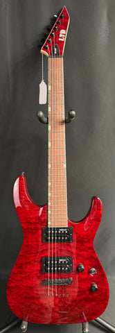 ESP LTD MH-200QM NT Electric Guitar See-Thru Black Cherry (768)