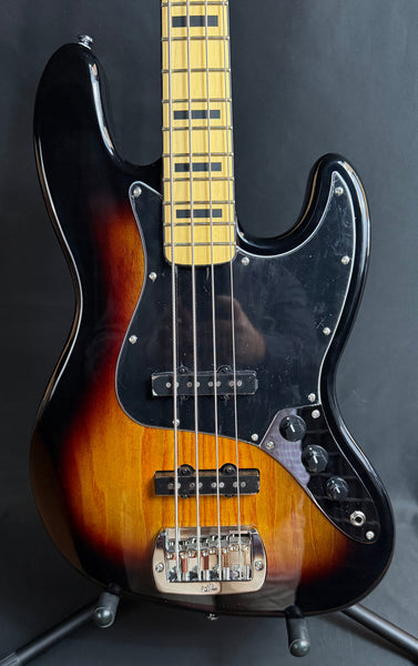 G&L Tribute JB 4-String Bass Guitar 3-Tone Sunburst Finish