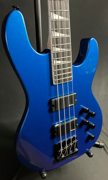 Jackson JS3 Concert Bass 4-String Bass Guitar Metallic Blue Finish