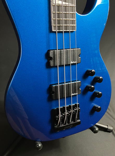 Jackson JS3 Concert Bass 4-String Bass Guitar Metallic Blue Finish