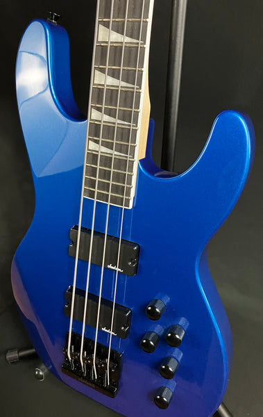 Jackson JS3 Concert Bass 4-String Bass Guitar Metallic Blue Finish