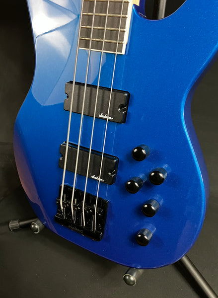 Jackson JS3 Concert Bass 4-String Bass Guitar Metallic Blue Finish