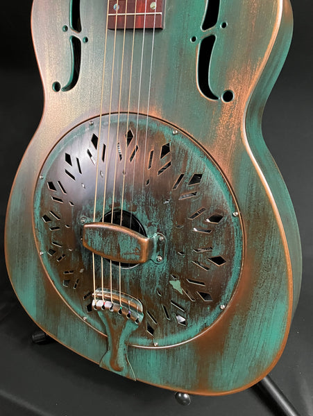 Recording King RM-997E-VG Swamp Dog Resonator w/ Fishman Nashville