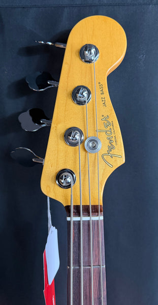 Fender American Professional II Jazz Bass 4-String Bass Guitar Miami Blue Finish w/ OHSC