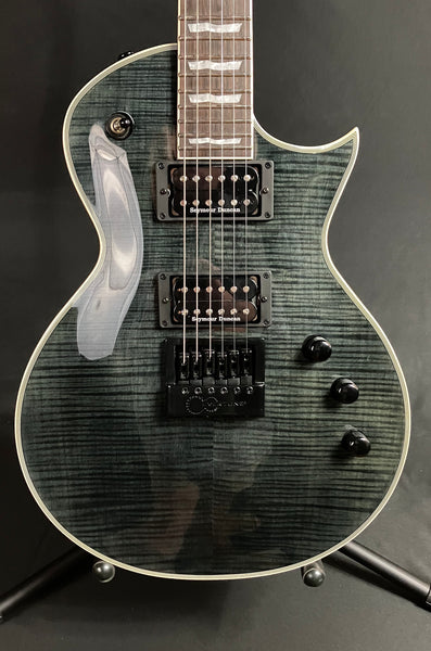 ESP LTD EC-1000 Evertune Electric Guitar See-Thru Black Finish