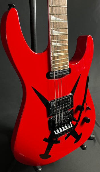 Jackson SL1A DX Soloist Electric Guitar Red Cross Daggers Finish
